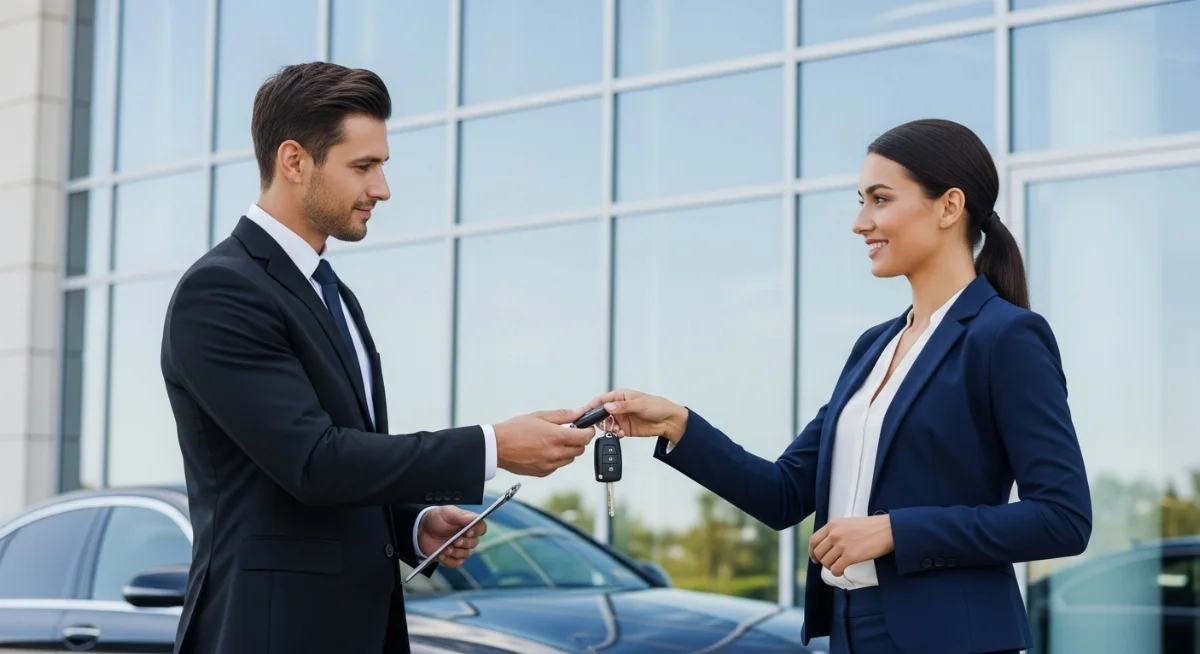 Khách hàng thoải mái tận hưởng chuyến đi an toàn trên xe có tài xế